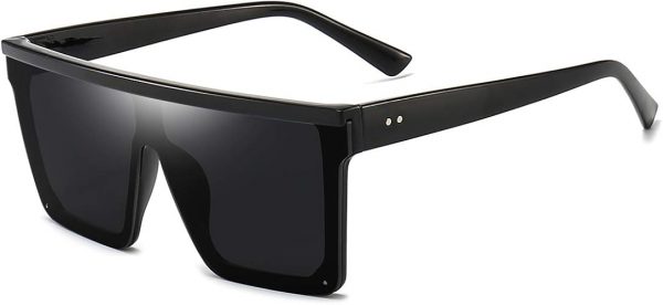 Oversized Square Sunglasses - Women's Fashion Shades - Image 2