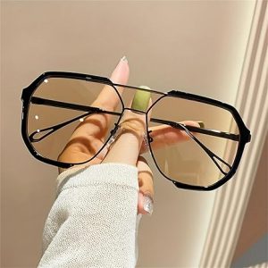 Oversized Square Sunglasses - Vintage Fashion