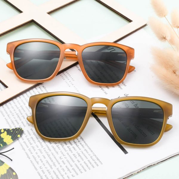 Acetate Wood Sunglasses - Stylish LS6004 - Image 2
